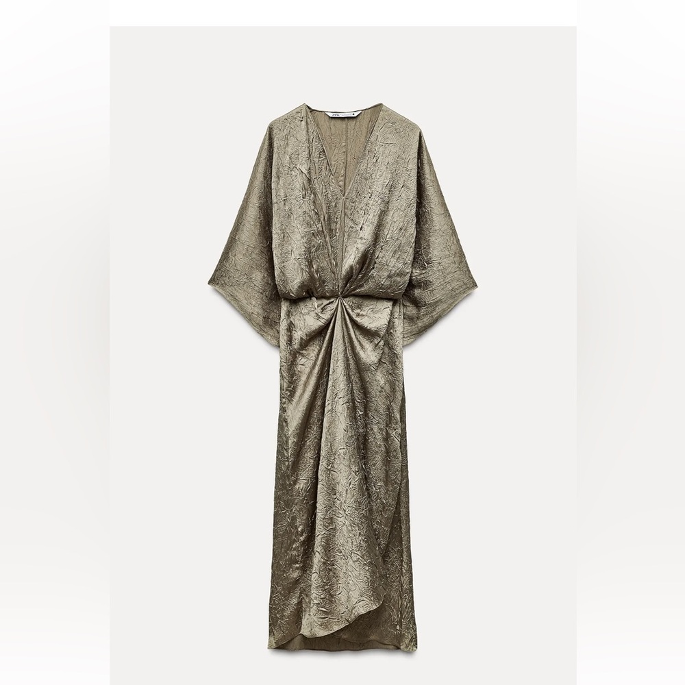 Zara Tan Kimono dress - Picture 5 of 5